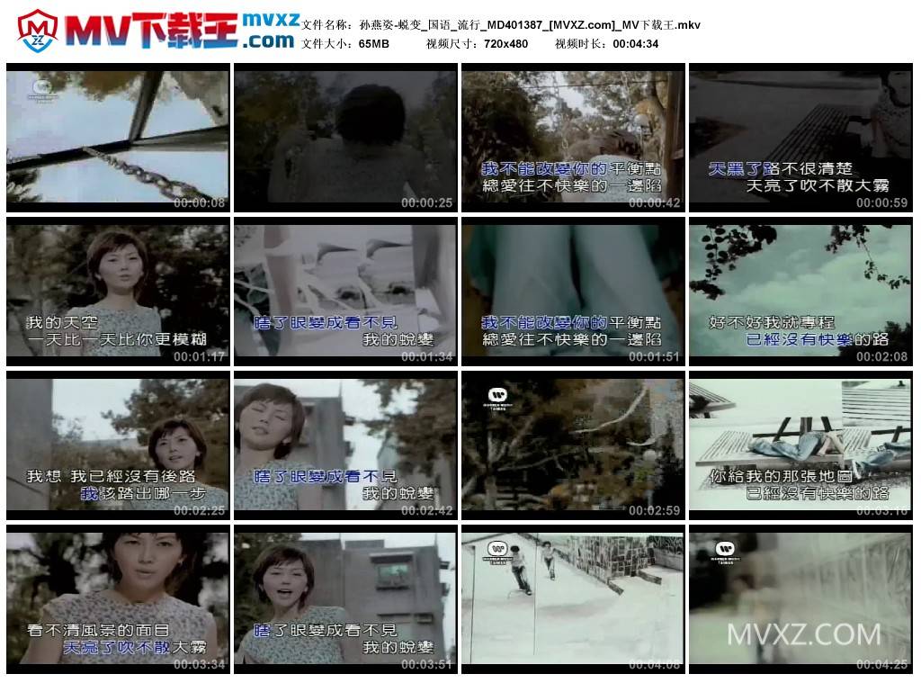 孙燕姿-蜕变_国语_流行_MD401387